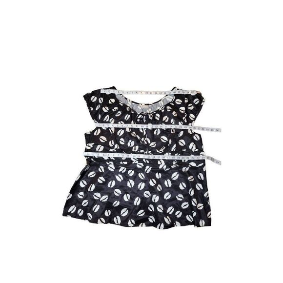 EShakti Peasant Top Women Sz 4X X 30 W Sleeveless Sz 4X‎ 30W All Over Print - Picture 4 of 6